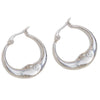 18K Gold Plated Moon Hoop Earrings