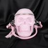 3D Velvet Skull Crossbody Bag