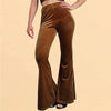 Flared Velvet Trousers - Festigal