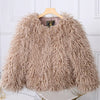 Shaggy Faux Fur Jacket - Festigal