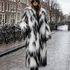 Multicoloured Yeti Coat