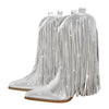 Tassel Rhinestone Cowgirl Boots