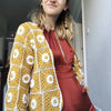 Sunburst Boho Coloured Hand Crochet Cardigan - Festigal