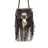 Fringe and Feather Tasselled Shoulder Bag - Festigal