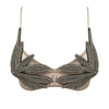 Leaf Rhinestone Bra - Festigal