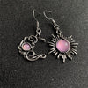 Sun and Moon Drop Earrings - Festigal