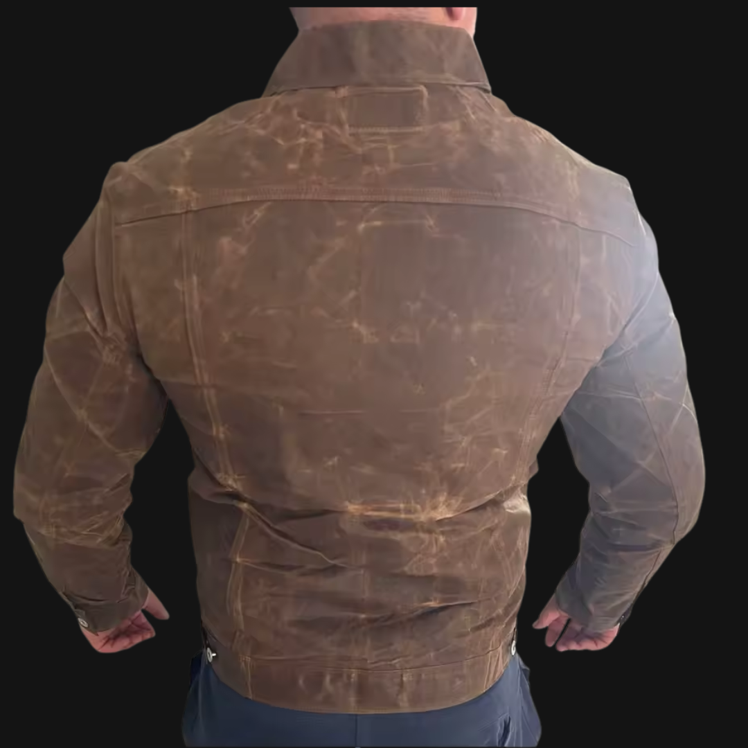 Khaki Oil Waxed Jacket