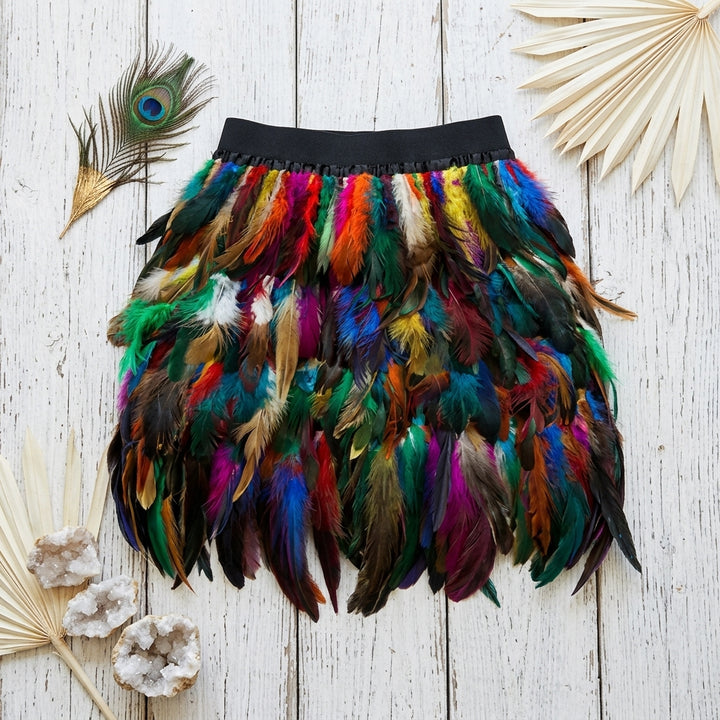 Feather High Waist Skirt🪶✨