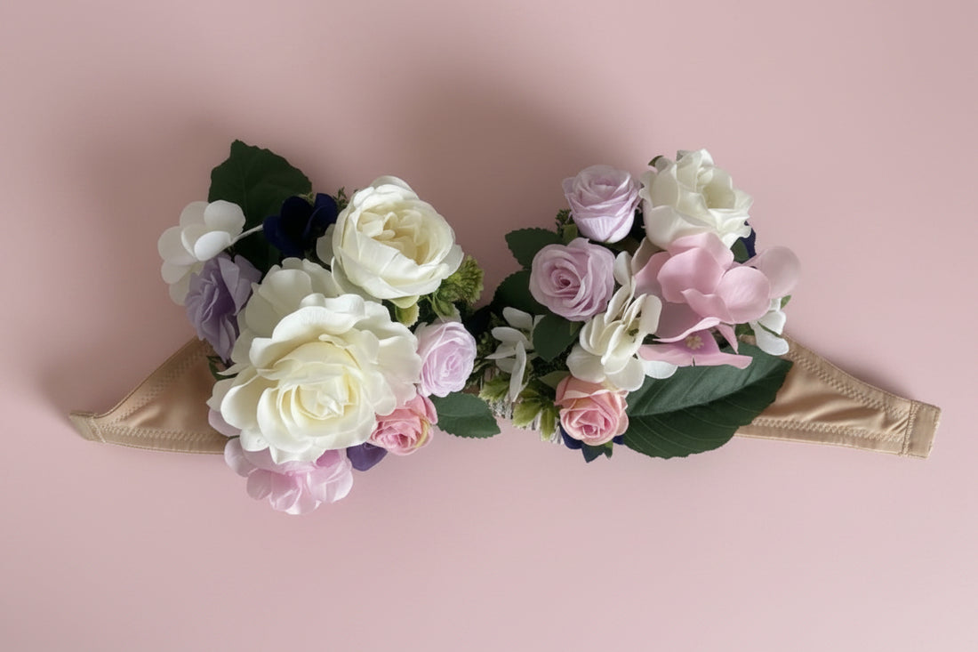 3D Floral Bra