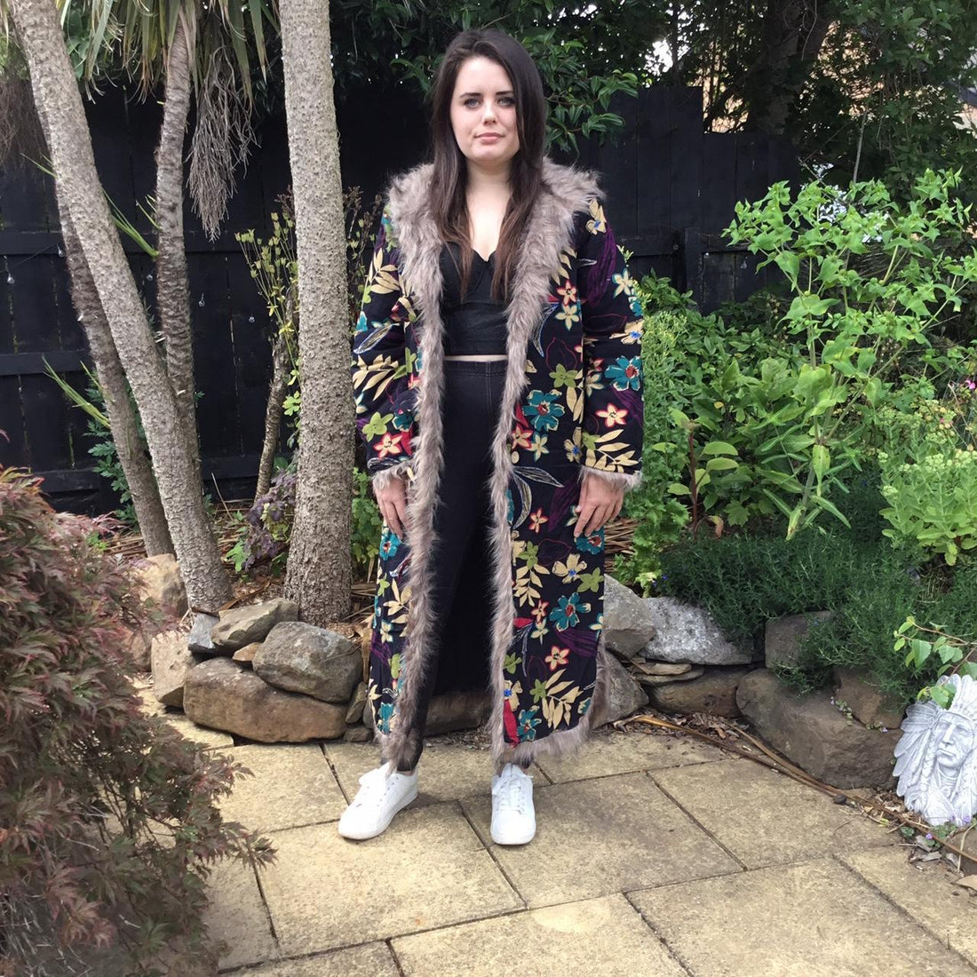 Vintage Style Extra Long Length Autumn and Winter Coat - Festigal