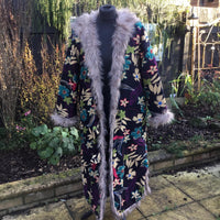 Vintage Style Extra Long Length Autumn and Winter Coat