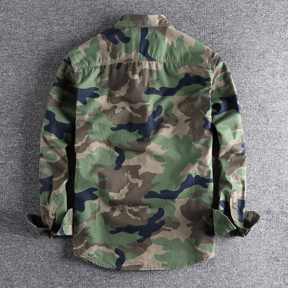 Men's Camouflage Cargo Shirt - Festigal