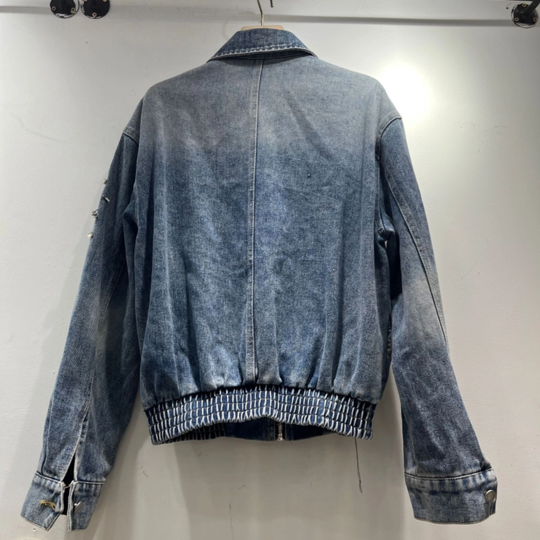 Crystal Embellished Denim Jacket