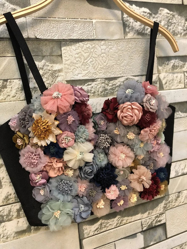 3D Floral Corset Top - Festigal