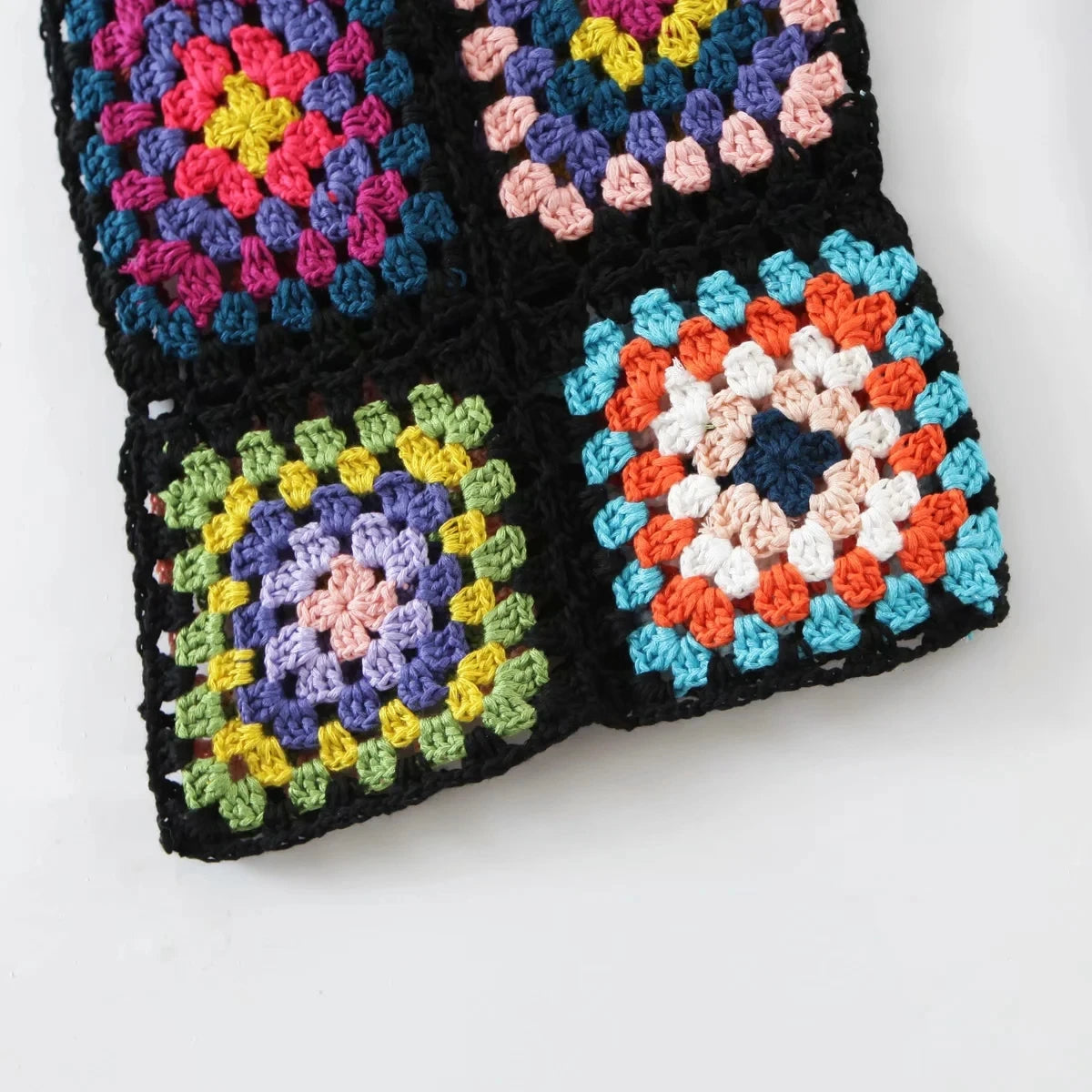 Granny Square Crochet Pants