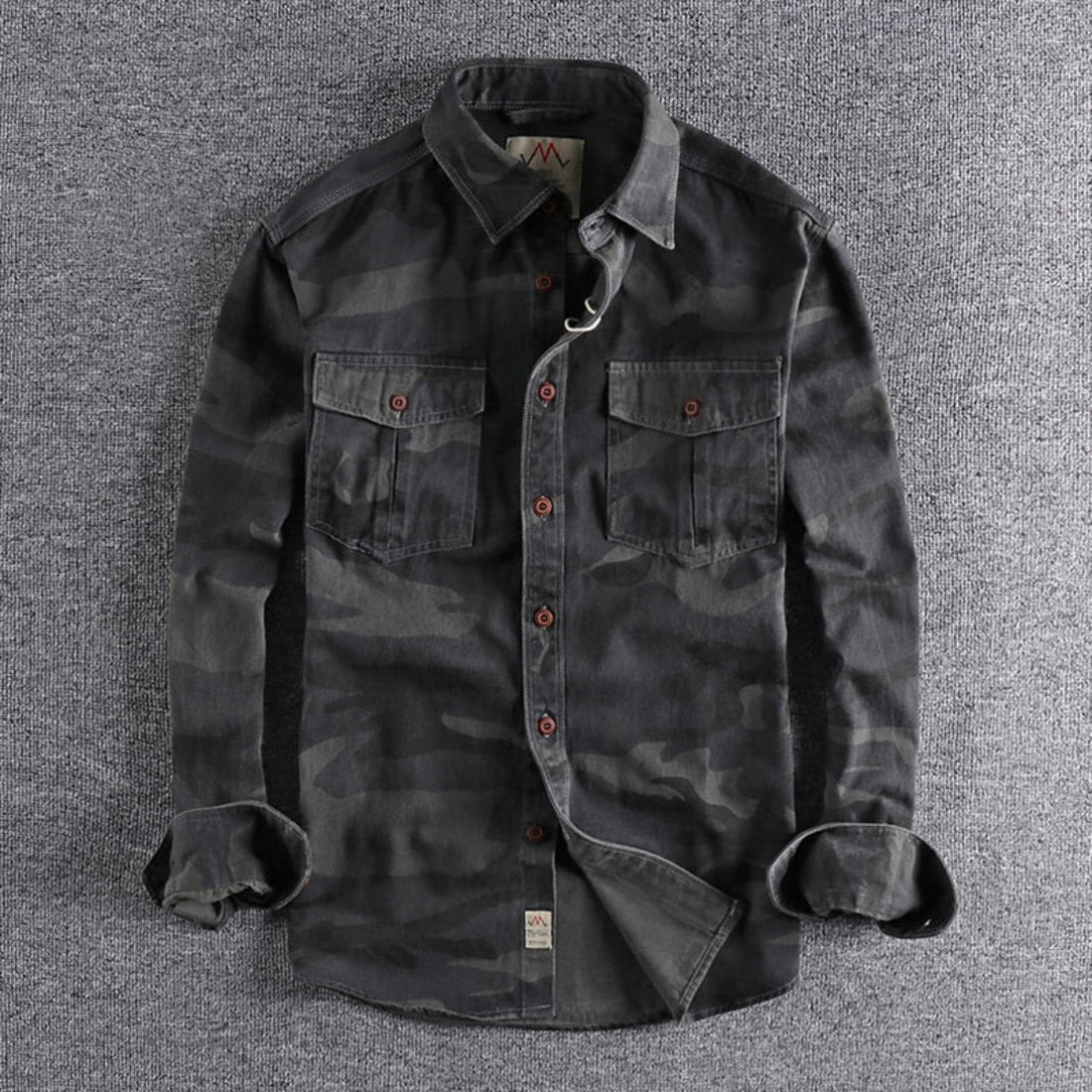 Men's Camouflage Cargo Shirt - Festigal