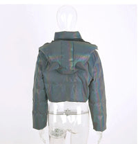 Reflective Devil Puffer Jacket