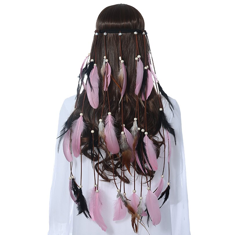 Long Length Feather Festival Headband - Festigal