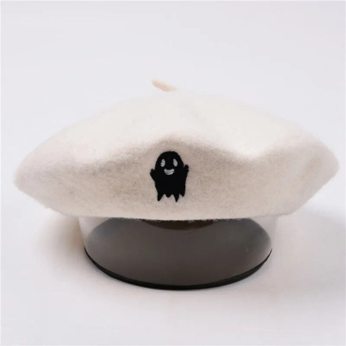 Embroidered Ghost Beret - Festigal