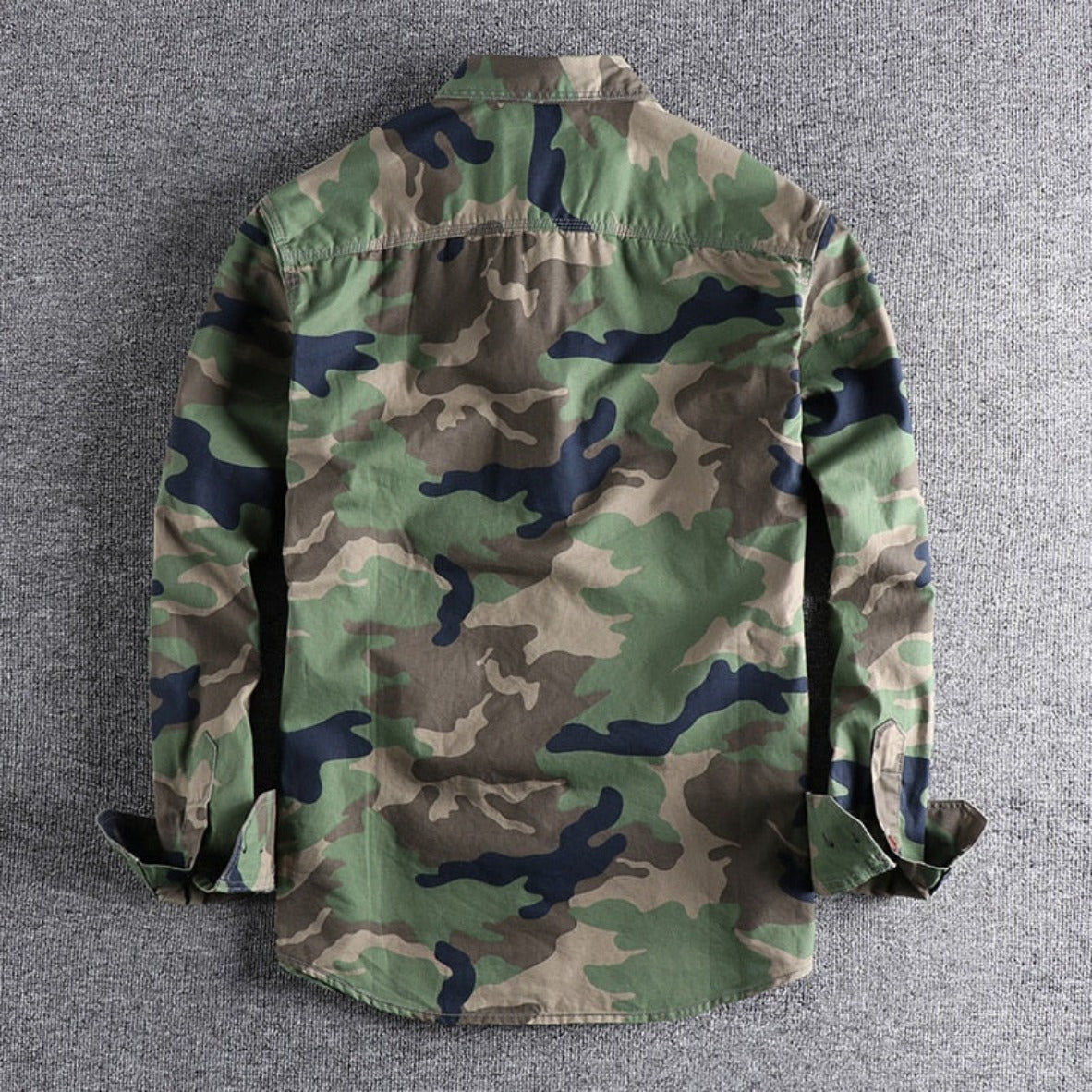 Men's Camouflage Cargo Shirt - Festigal