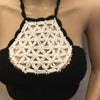 Wildflower Inset Crochet Halter Tops – Handmade Festival Bralette