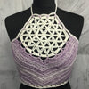 Wildflower Inset Crochet Halter Tops – Handmade Festival Bralette