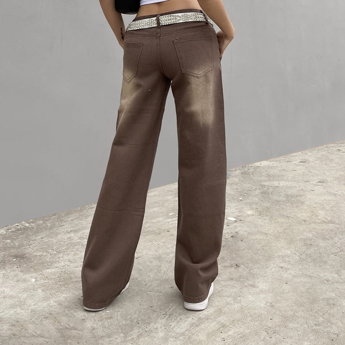 Indie Y2K Style Low Waisted Cargo Pants - Festigal