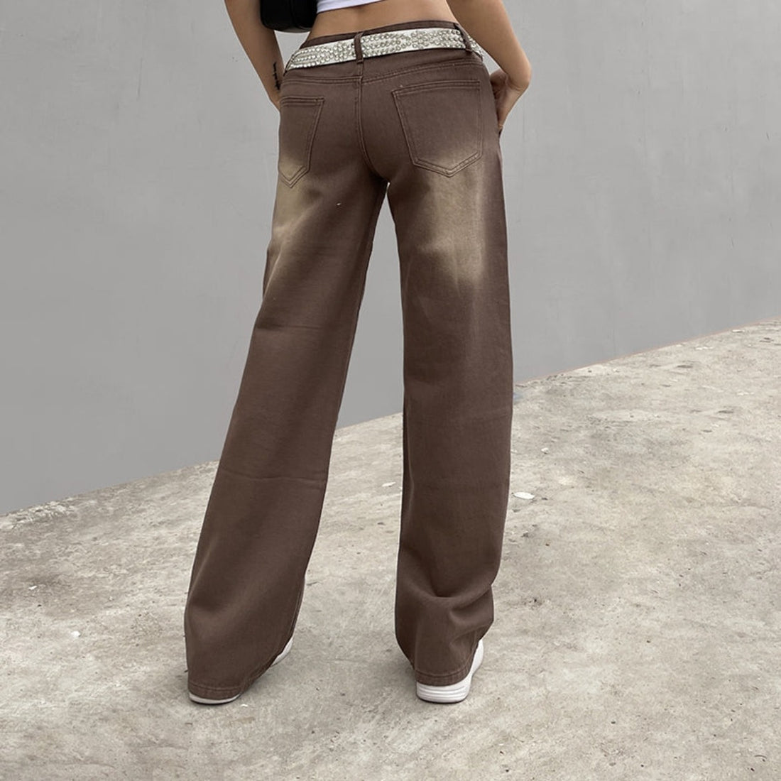 Indie Y2K Style Low Waisted Cargo Pants - Festigal