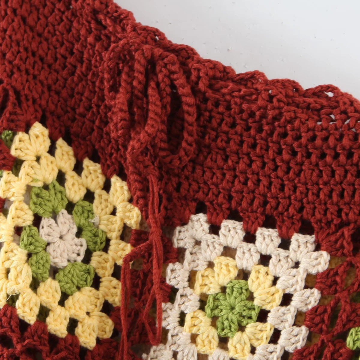 Granny Square Crochet Pants