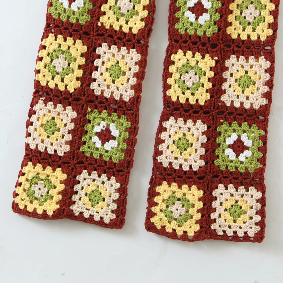 Granny Square Crochet Pants