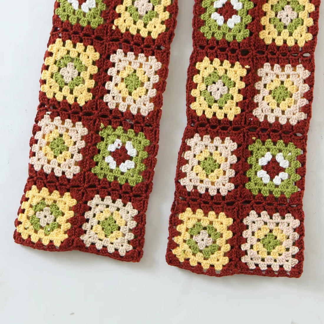 Granny Square Crochet Pants