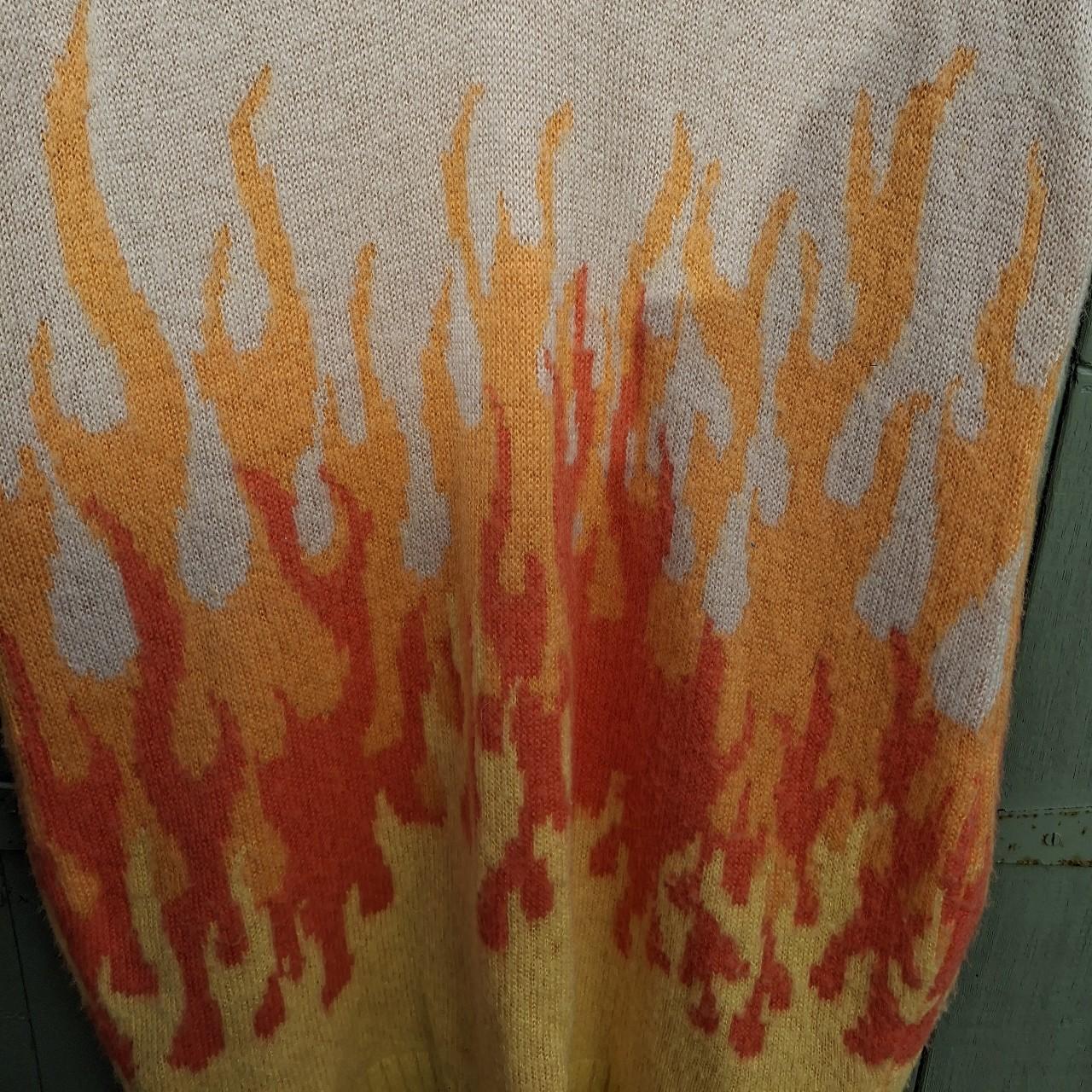 The Ragged Priest flame knit dress. Size XS. - Festigal