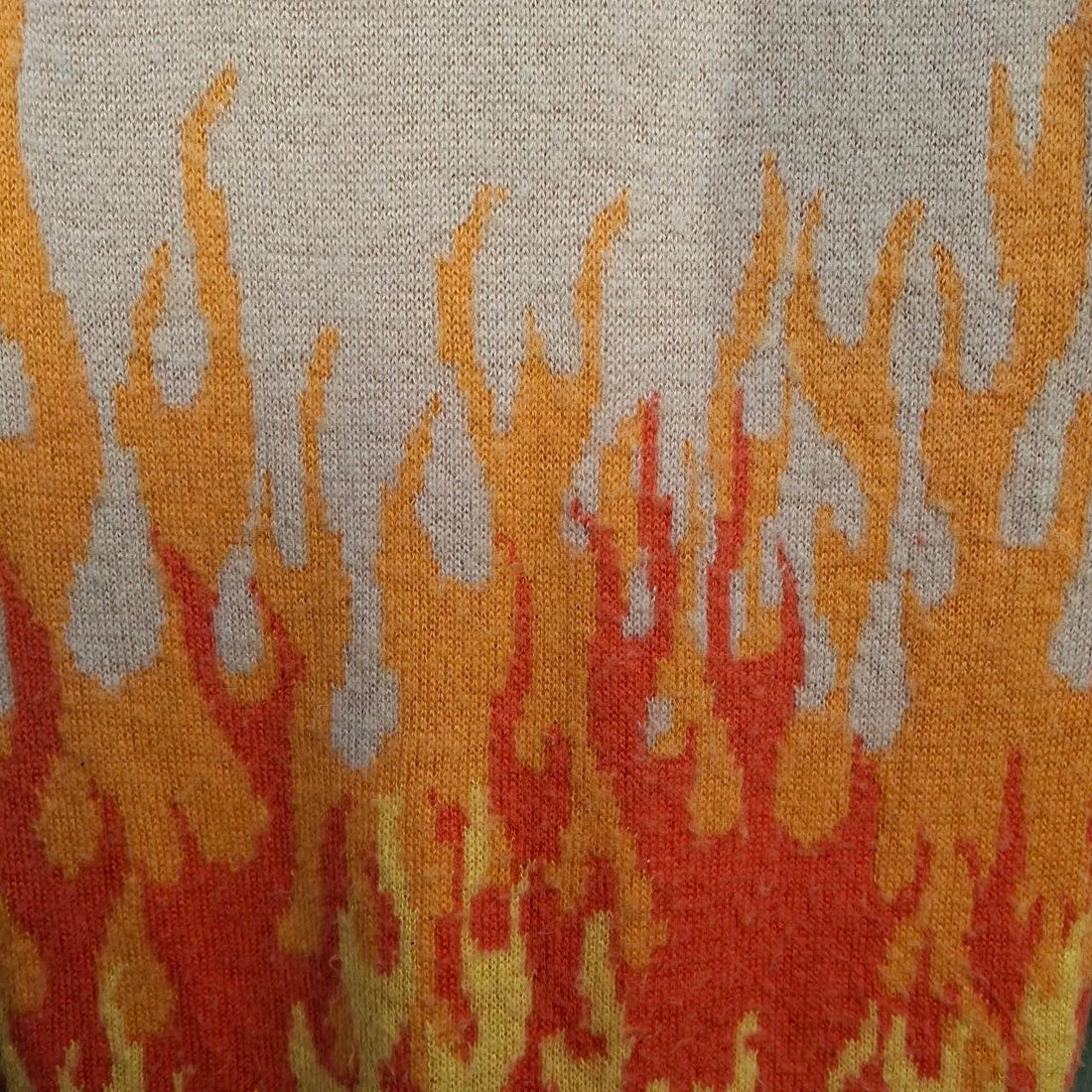 The Ragged Priest flame knit dress. Size XS. - Festigal