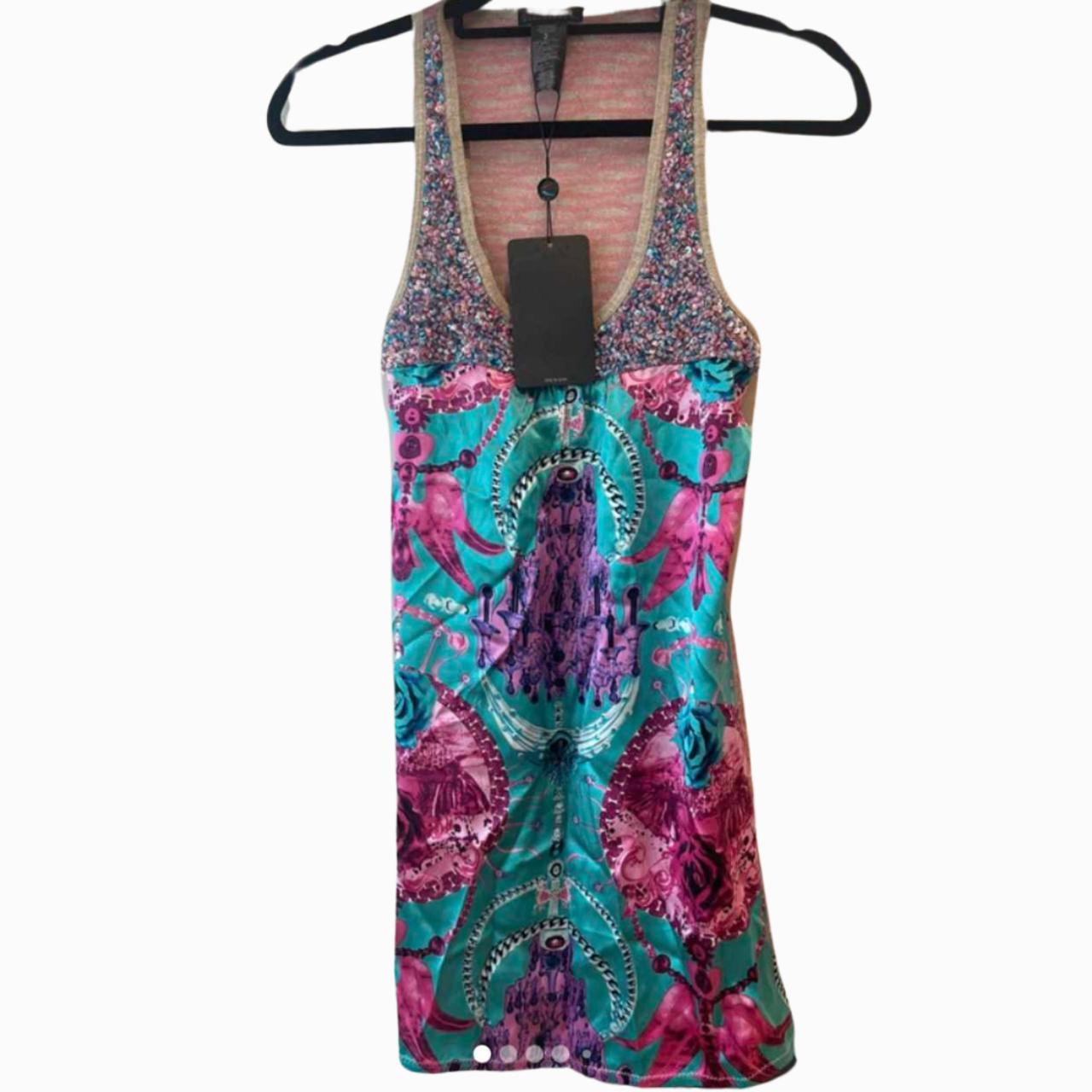 Custo Barcelona Women's Long Top Dress BNWT Size 3 - Festigal