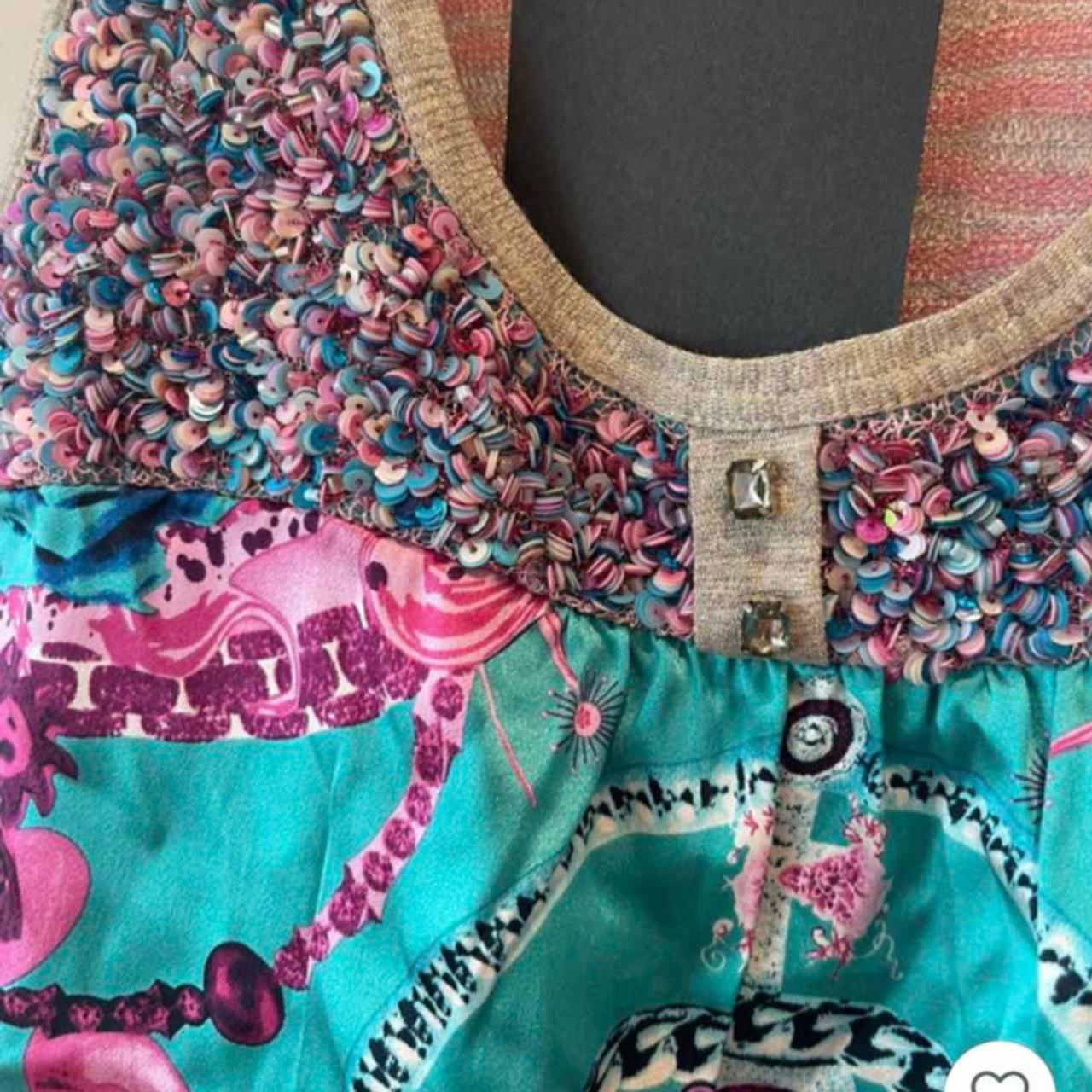 Custo Barcelona Women's Long Top Dress BNWT Size 3 - Festigal