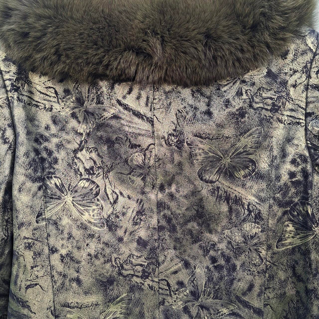 One Of A Kind Butterfly Real Leather Jacket. BNWT - Festigal