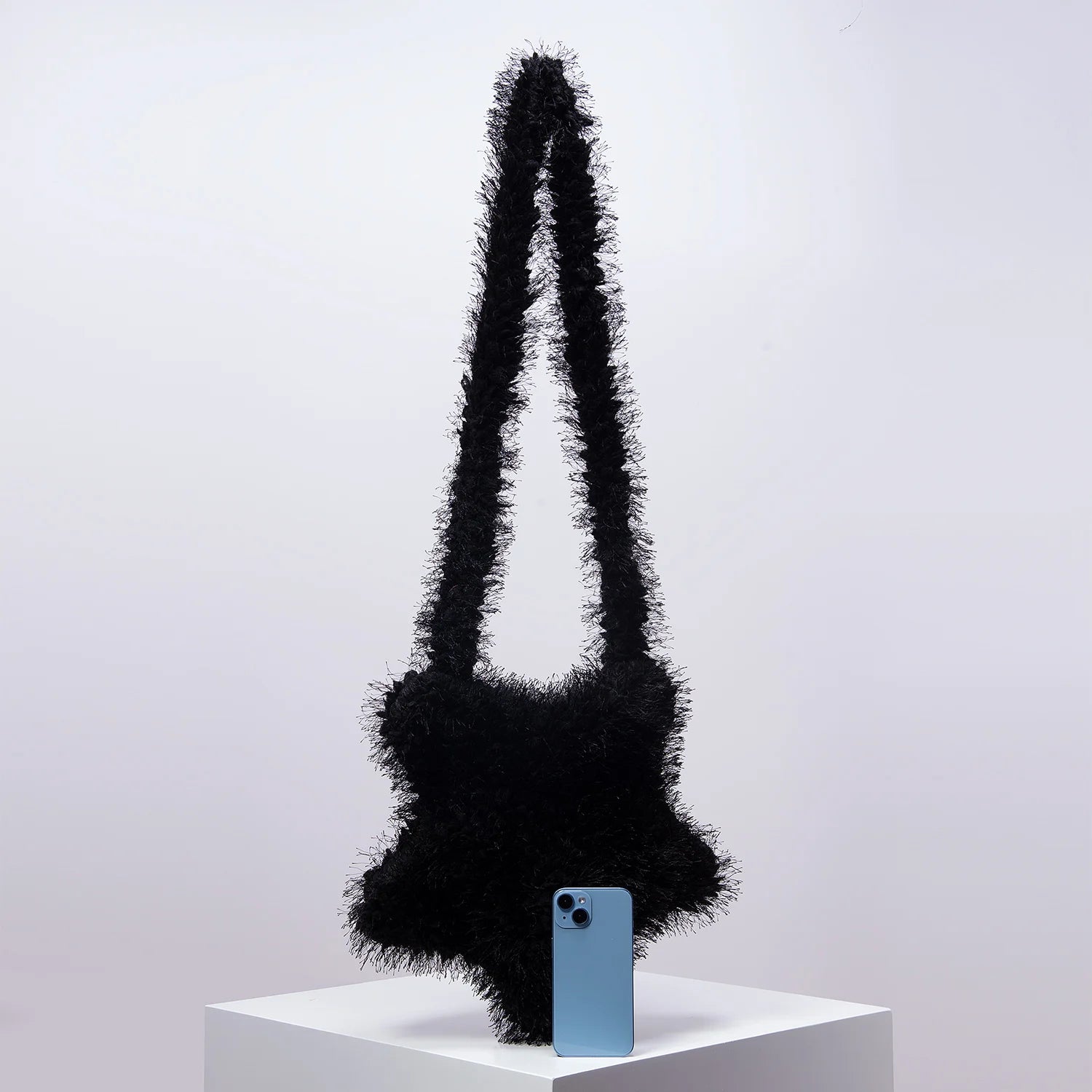 Faux Fur Star Crossbody Bag - Festigal