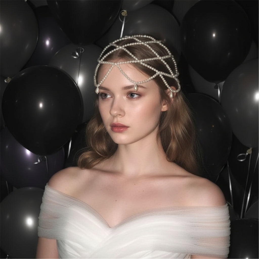 Pearl Hollow Out Hair Accessory