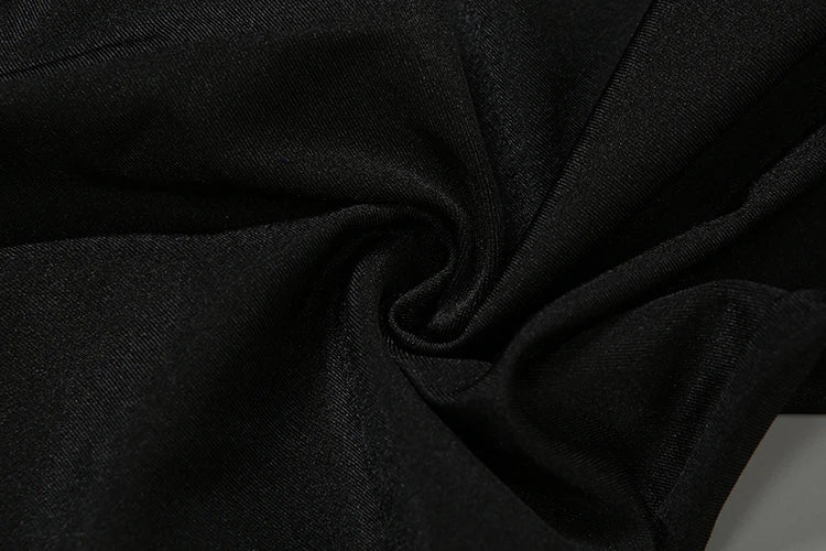 Fur Cut Out Wet Look Bodysuit