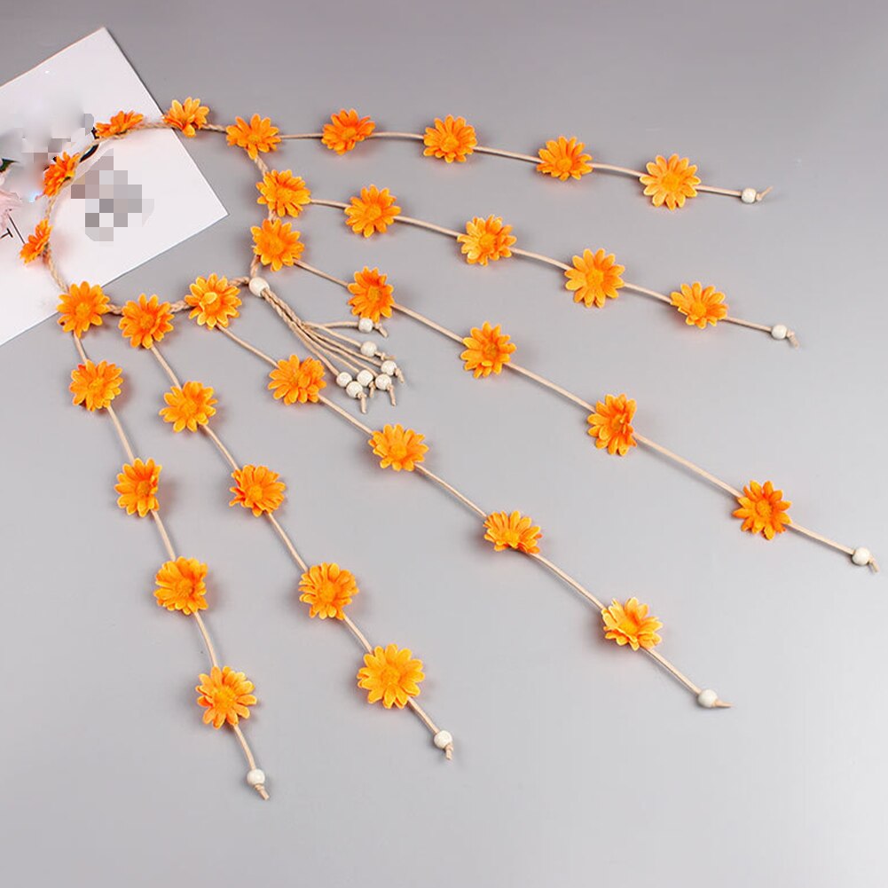Daisy Flower Garland Festival Crown Tiara - Festigal