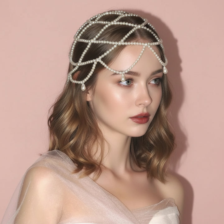 Pearl Hollow Out Hair Accessory