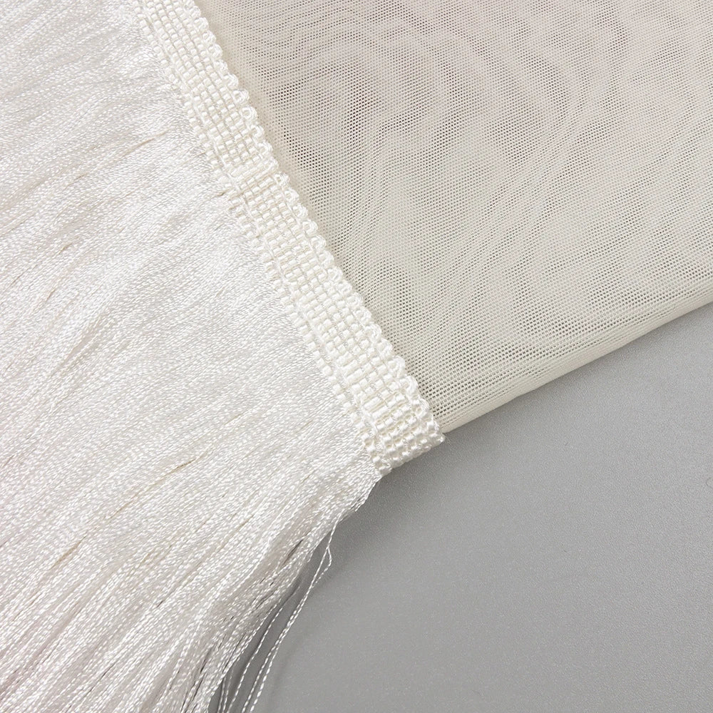 Gradient Top & Tassel Skirt Set - Festigal