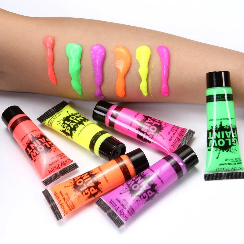 6 to 24 pieces UV Flourescent Face & Body Make Up - Festigal