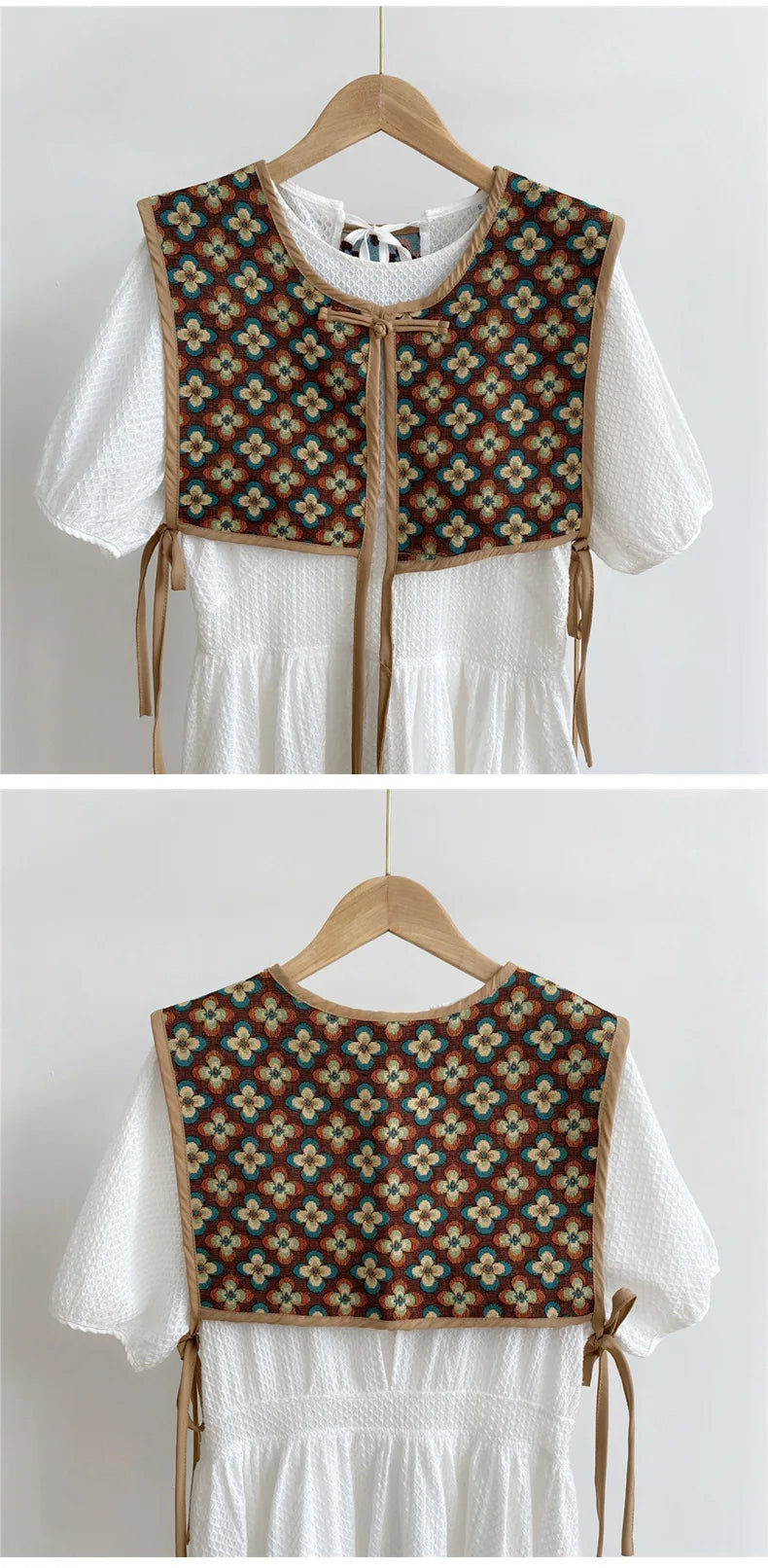 Embroidered Cropped Waistcoat - Boho Festival Layer