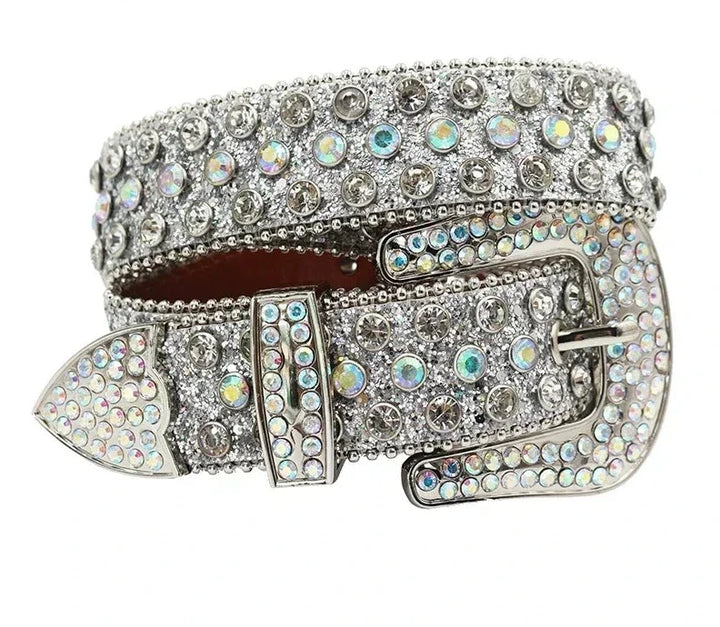 Rhinestone Studded Belt - Festigal