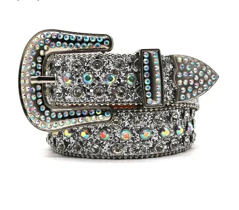Rhinestone Studded Belt - Festigal