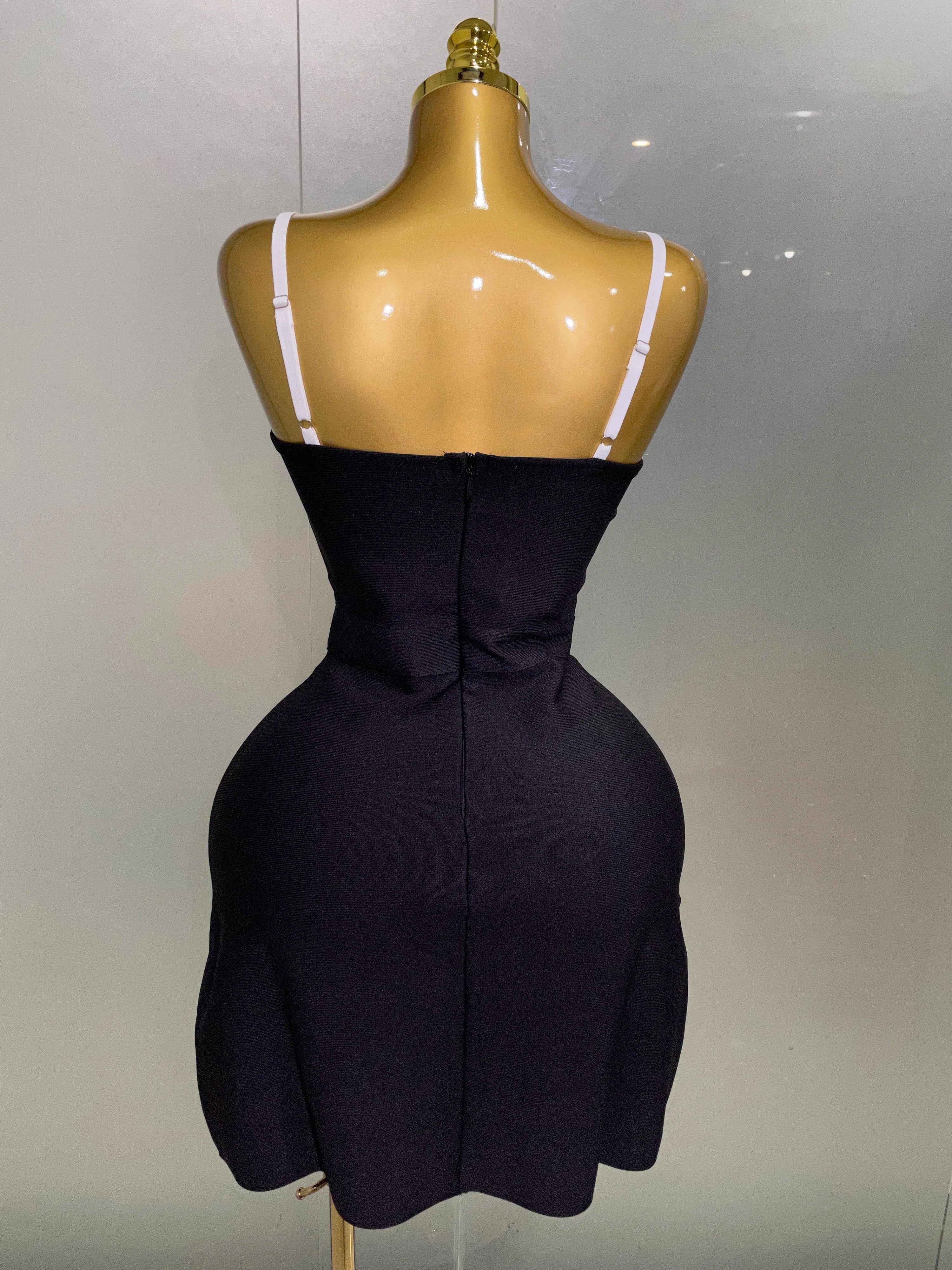 3D Blumen Verbandkleid