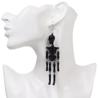 Skeleton Glow In The Dark Earrings - Festigal