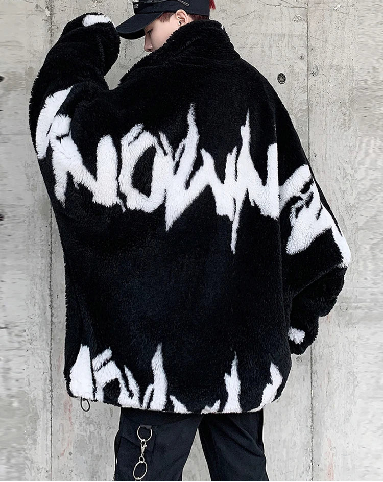 Men's Graffiti Fleeced Jacket - Festigal