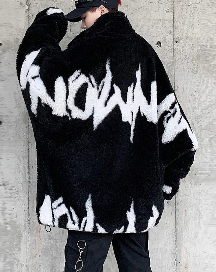 Men's Graffiti Fleeced Jacket - Festigal